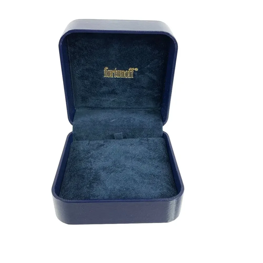 Fortunoff Vintage Blue Jewelry Box Display